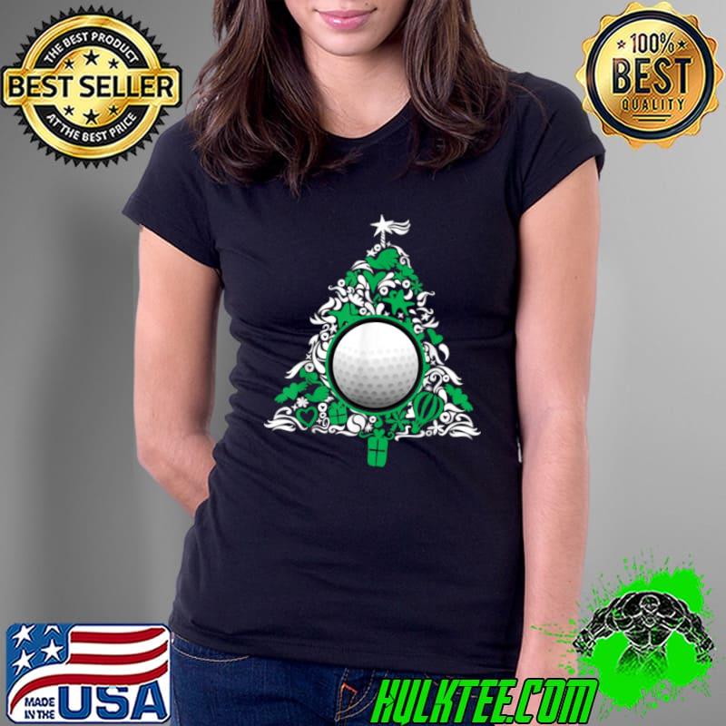 Top Funny Golf Ball Christmas Tree Decorations Xmas Pajama Gifts T Shirt Ladies Tee Top Funny Golf Ball Christmas Tree Decorations Xmas Pajama Gifts T Shirt Ladies Tee