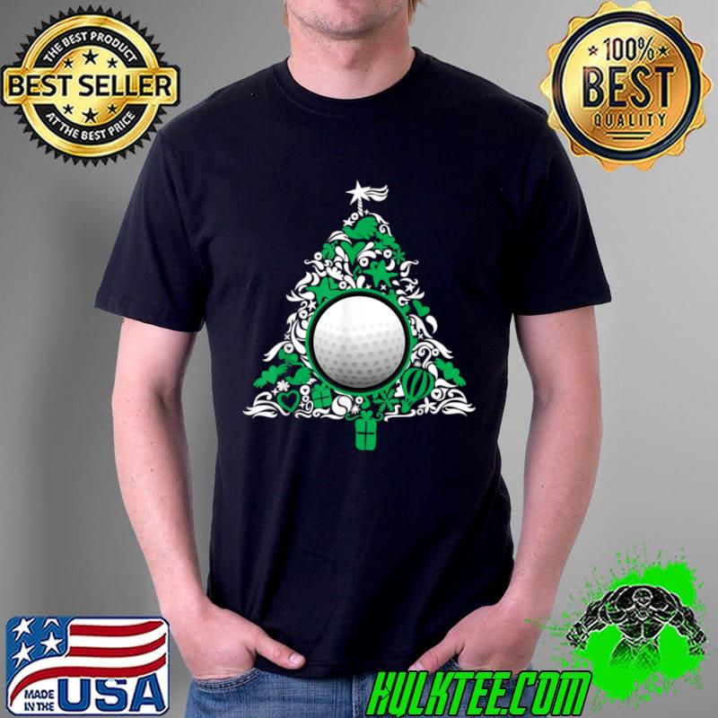 Top Funny Golf Ball Christmas Tree Decorations Xmas Pajama Gifts T Shirt Unisex Top Funny Golf Ball Christmas Tree Decorations Xmas Pajama Gifts T Shirt Unisex