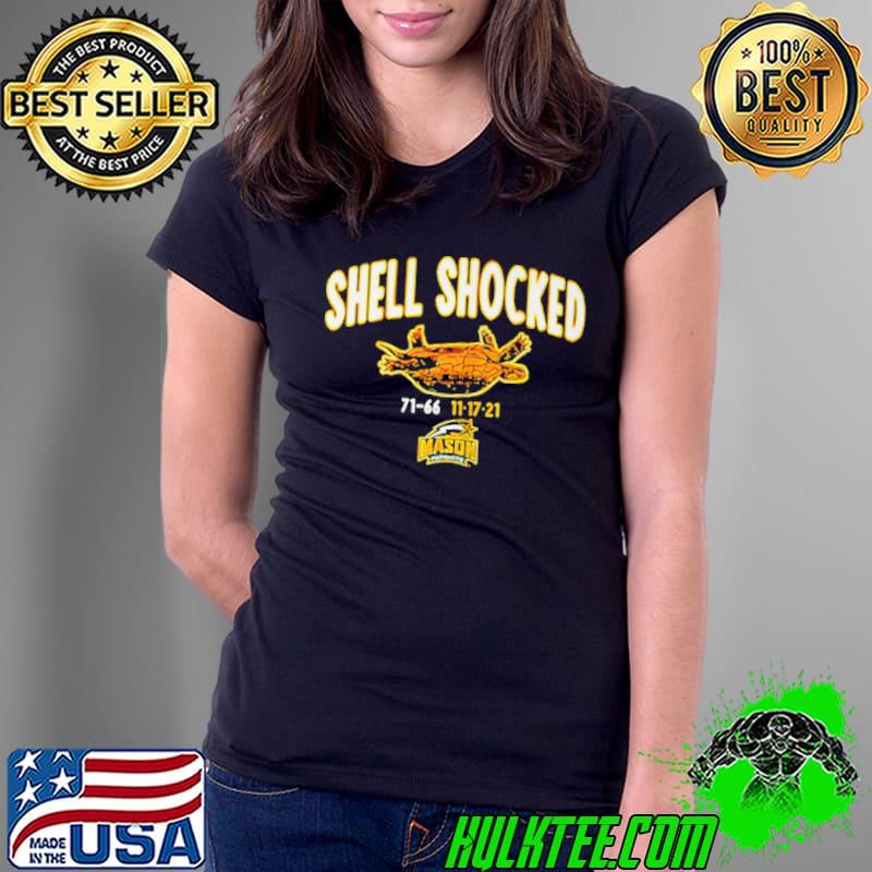 Top George mason Patriots shell shocked Ladies Tee Top George mason Patriots shell shocked Ladies Tee