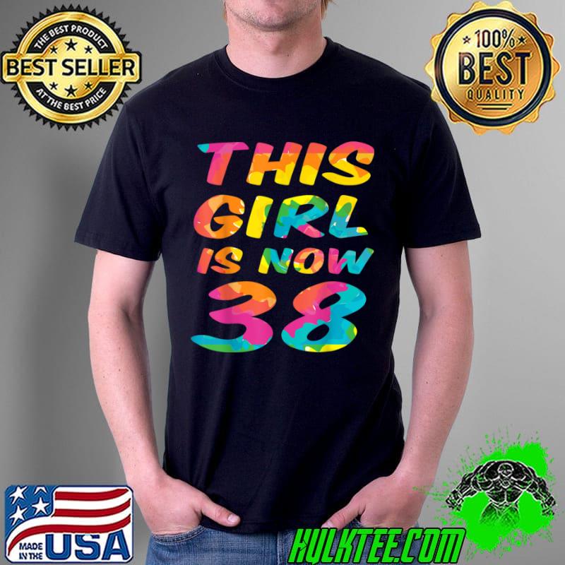 Top Girlfriend, wife, sister, 38th birthday, watercolour motif T Shirt Unisex Top Girlfriend, wife, sister, 38th birthday, watercolour motif T Shirt Unisex