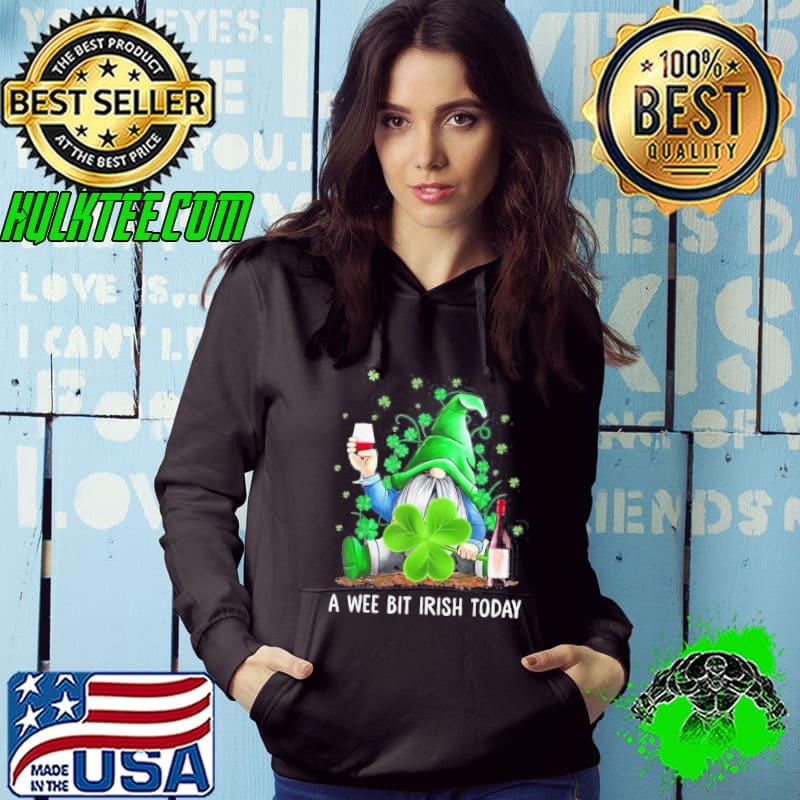 Top Gnome Drinks Wine Shamrock St. Patrick Day Shirt