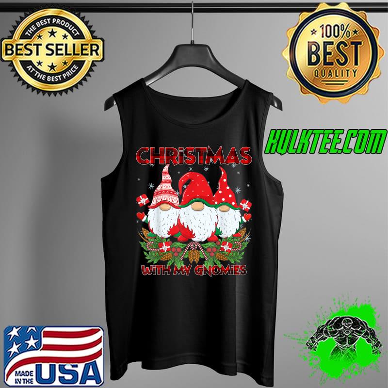 Top Gnome Family Xmas Santa Christmas Buffalo Red Plaid T-Shirt Tank Top Top Gnome Family Xmas Santa Christmas Buffalo Red Plaid T-Shirt Tank Top