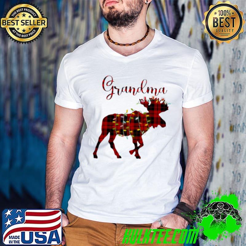 Top Grandma Moose Christmas Sweater Shirt