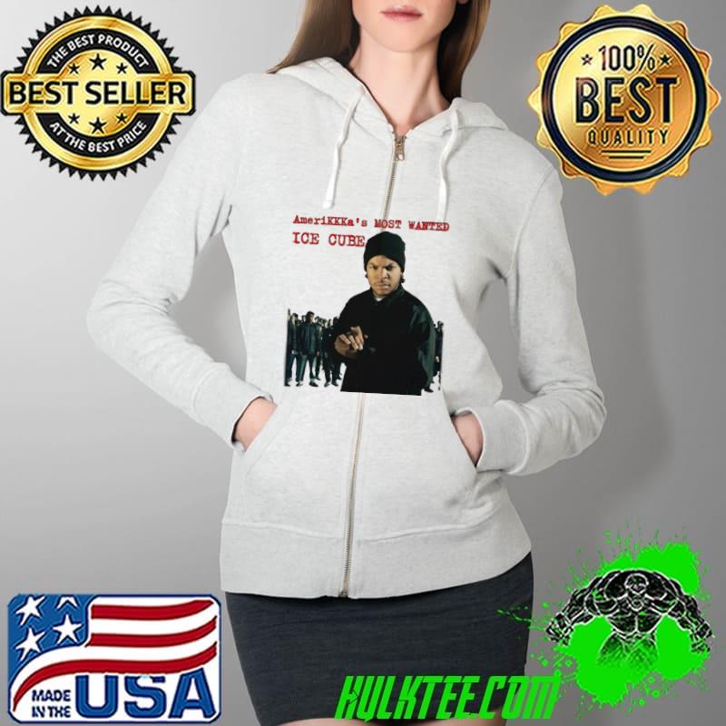 Top ice Cube Amerikkka's Most Wanted Shirt Full Zip Hooded Top ice Cube Amerikkka's Most Wanted Shirt Full Zip Hooded