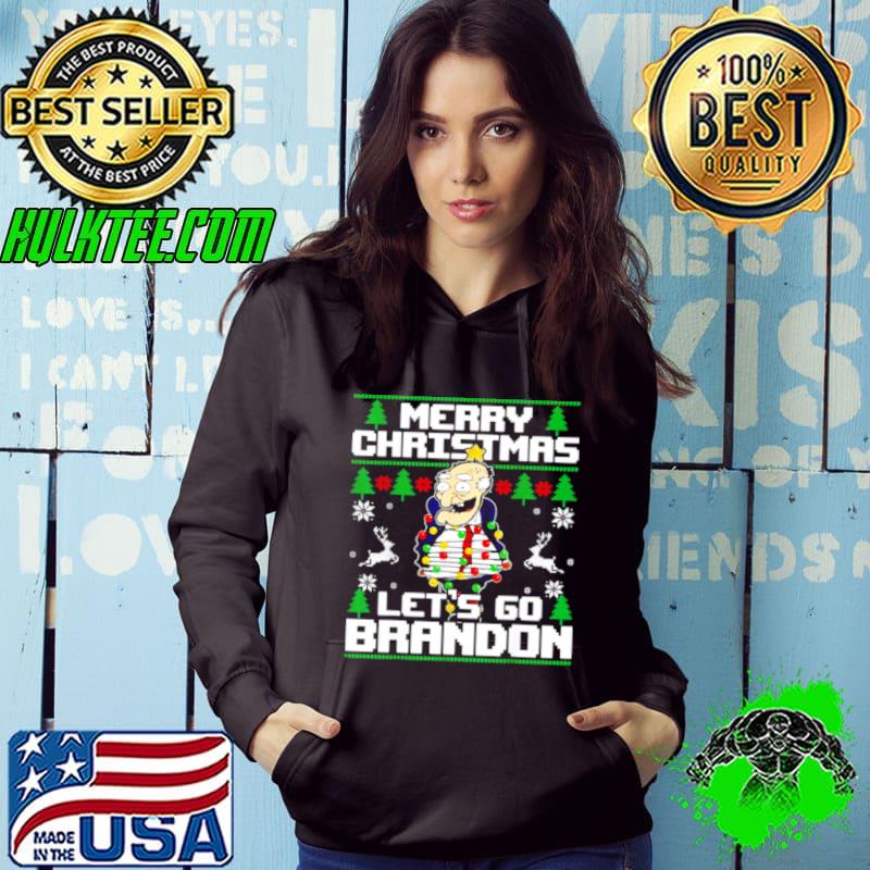 Top Lights Biden Merry Christmas Let’s Go Brandon Ugly Christmas shirt