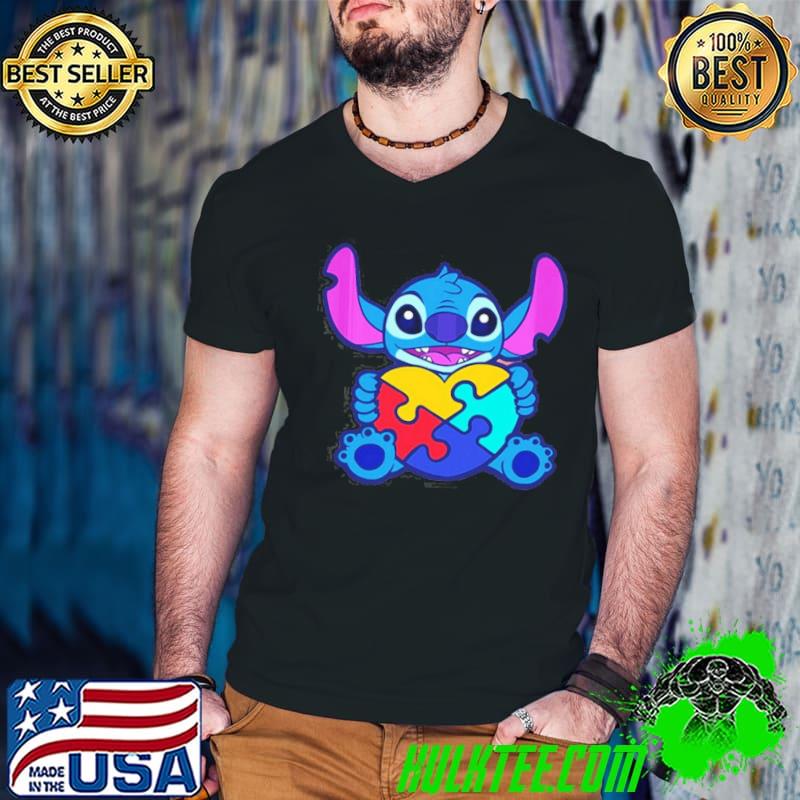 Top Lilo And Stitch Autism Awareness Unisex T-Shirt Guys V Neck Top Lilo And Stitch Autism Awareness Unisex T-Shirt Guys V Neck