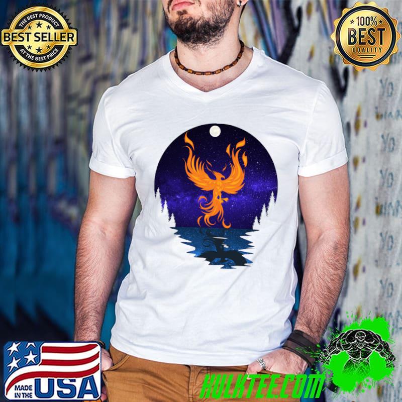 Top motivational Ashes Phoenix Bird T-shirt