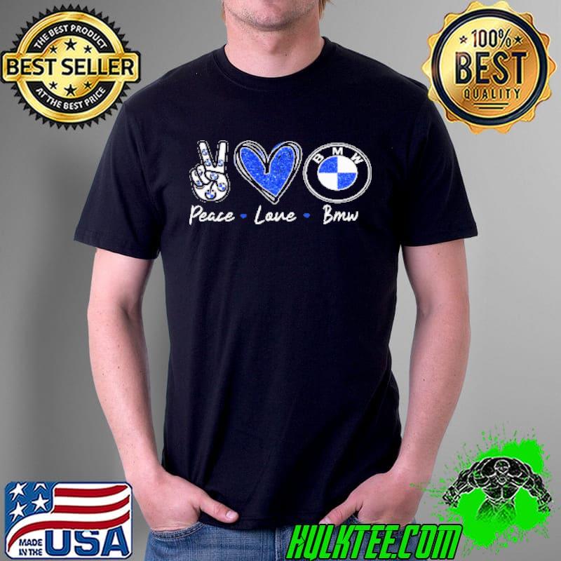 Top Peace love bmw Unisex Top Peace love bmw Unisex