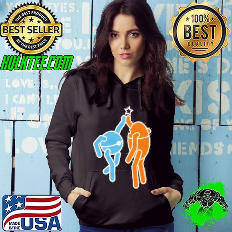 Top Portal 2 Atlas and P-Body Hi Five Shirt Hoodie Top Portal 2 Atlas and P-Body Hi Five Shirt Hoodie