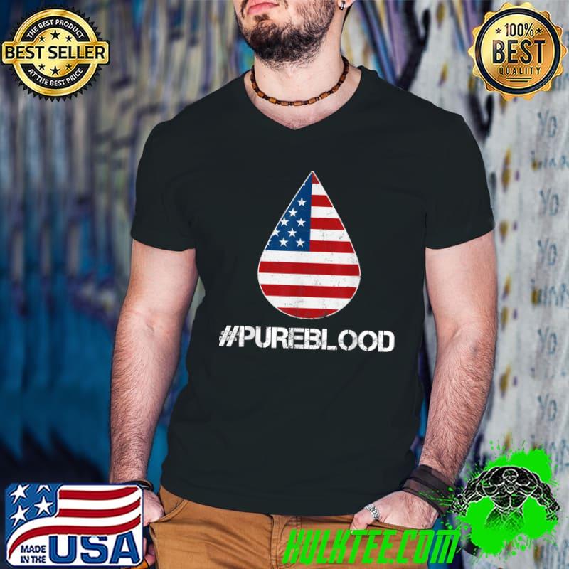 Top pure Blood Movement Pureblood Freedom T-Shirt Guys V Neck Top pure Blood Movement Pureblood Freedom T-Shirt Guys V Neck