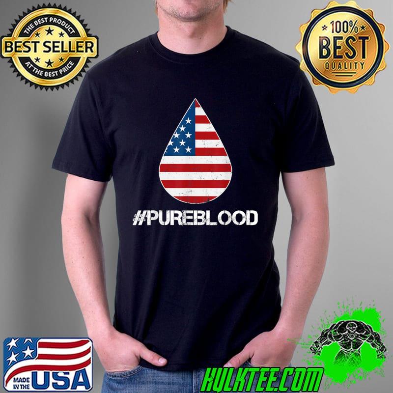 Top pure Blood Movement Pureblood Freedom T-Shirt Unisex Top pure Blood Movement Pureblood Freedom T-Shirt Unisex