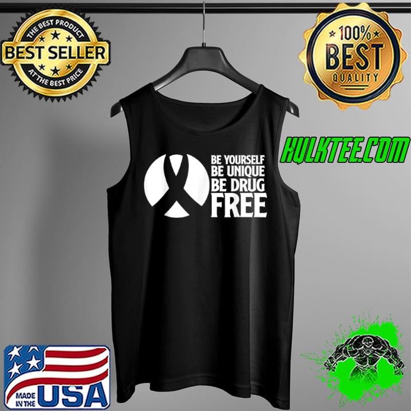 Top Red Ribbon Week Awareness 2021 Be Yourself Unique T Shirt Tank Top Top Red Ribbon Week Awareness 2021 Be Yourself Unique T Shirt Tank Top