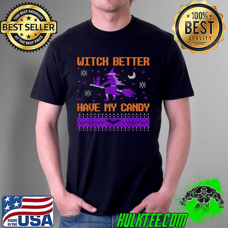 Top scary Halloween Witch Graphic Design T-Shirt Unisex Top scary Halloween Witch Graphic Design T-Shirt Unisex