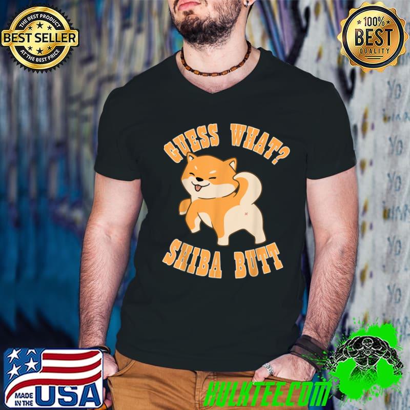 Top shiba Inu Crypto Currency $SHIB 2022 Guess What Shiba Butt T-Shirt Guys V Neck Top shiba Inu Crypto Currency $SHIB 2022 Guess What Shiba Butt T-Shirt Guys V Neck