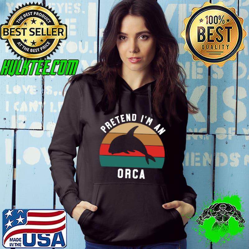 Top Simple Halloween Costume for Orca Lover Pretend I’m An Orca Long Sleeve T Shirt