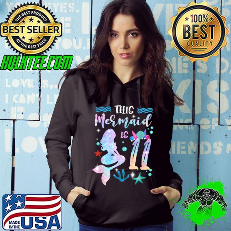 Top this Mermaid Is 11th Year Old T-Shirt
