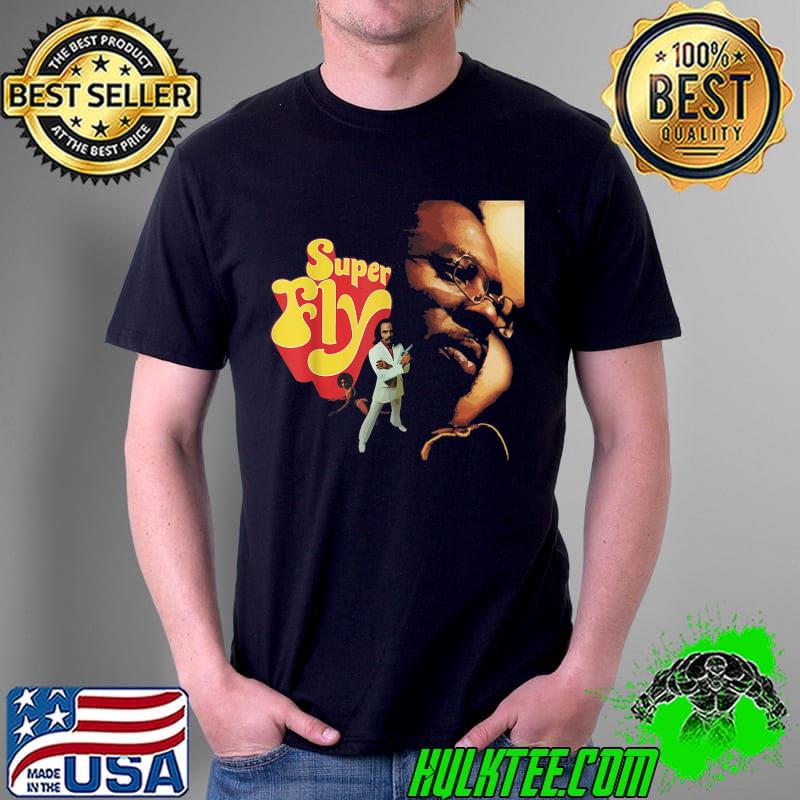 Top vintage Curtis Super Fly Mayfields Guitar Music T-Shirt Unisex Top vintage Curtis Super Fly Mayfields Guitar Music T-Shirt Unisex