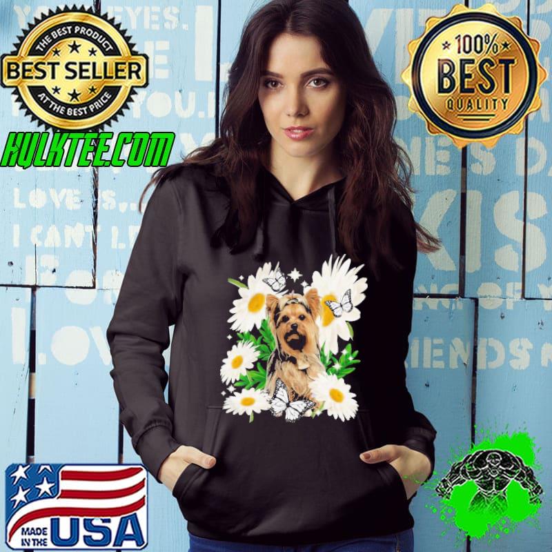 Top Yorkshire Terrier Dog Daisy Flower Classic Shirt