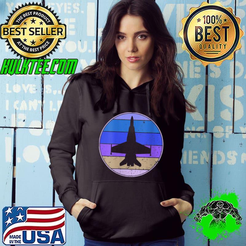 Vintage Airplane Retro Airplane Silhouette 70s 80s Style T-Shirt Vintage Airplane Retro Airplane Silhouette 70s 80s Style T-Shirt