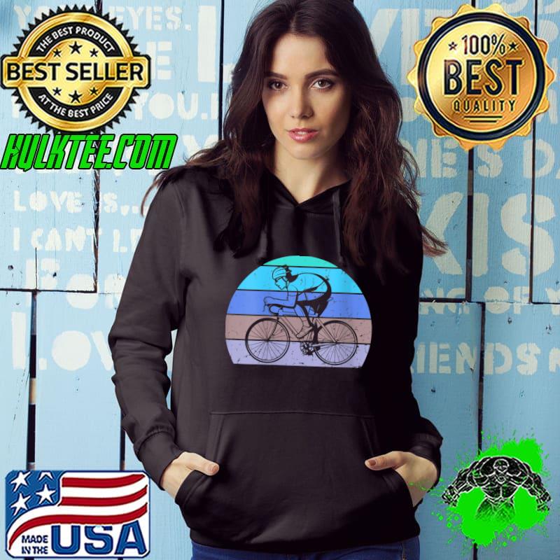 Vintage Bicycle Retro Bicycle Silhouette Biker Lover 80s 90s T-Shirt