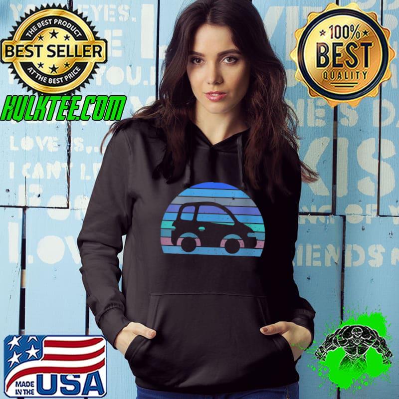 Vintage Car Retro Automobile Silhouette 80s 90s Style T-Shirt