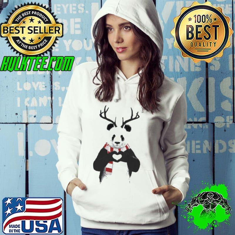 Xmas Panda Reindeer Christmas Shirt Hoodie Xmas Panda Reindeer Christmas Shirt Hoodie