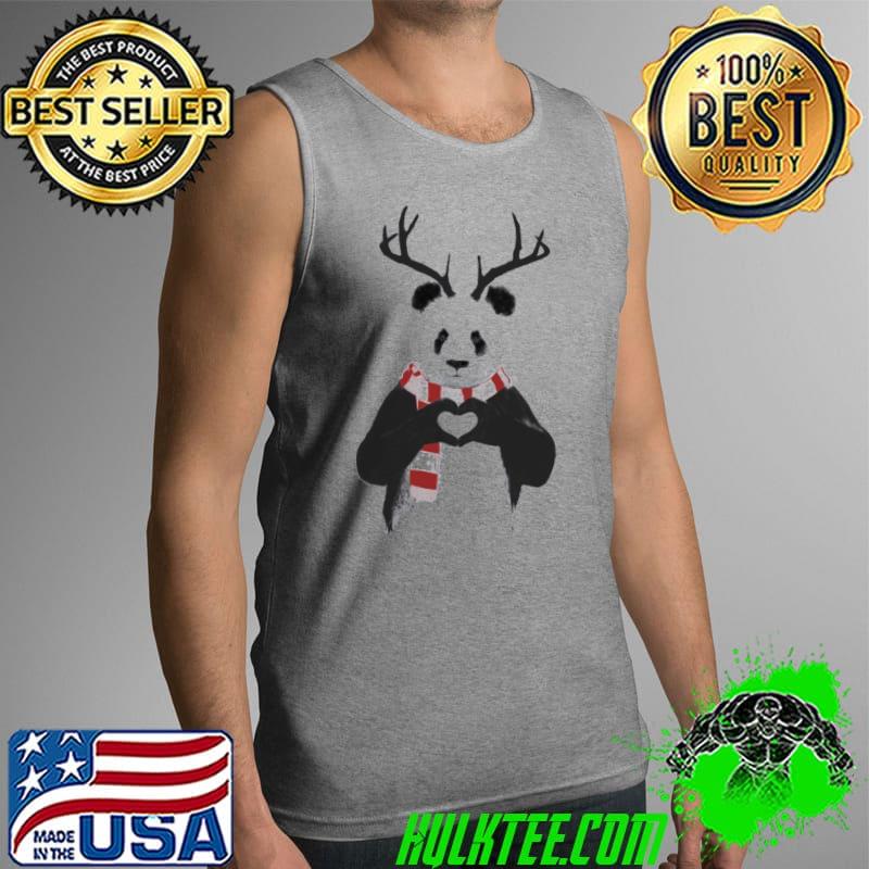 Xmas Panda Reindeer Christmas Shirt Tank Top Xmas Panda Reindeer Christmas Shirt Tank Top