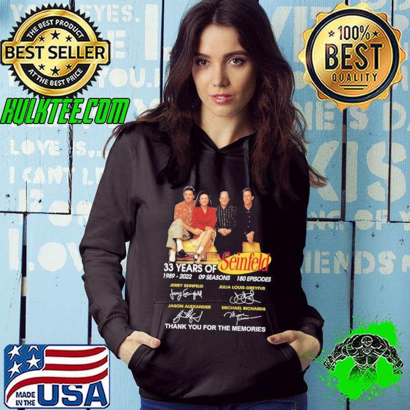 33 Years Of Seinfeld Thank You For The Memories Shirt