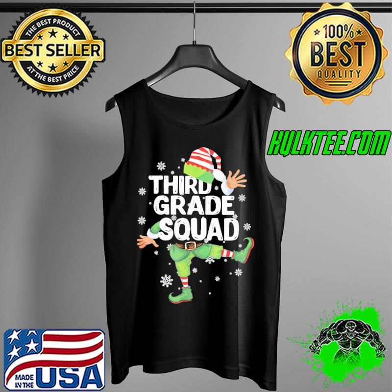 3rd Third Grade Squad Christmas Elf Shirt Tank Top 3rd Third Grade Squad Christmas Elf Shirt Tank Top