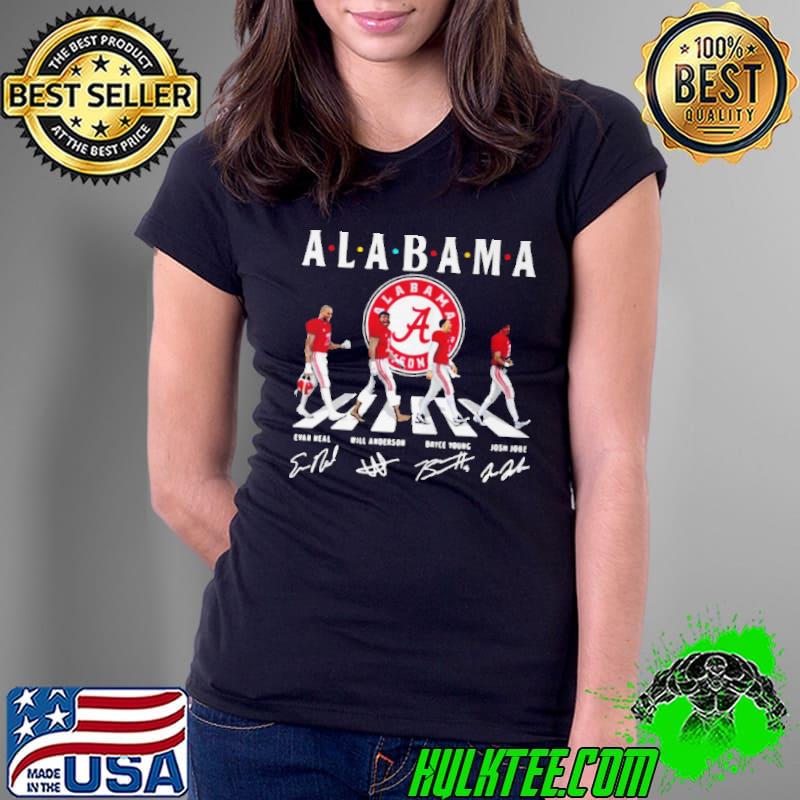 ABBEY ROAD CRIMSON ALABAMA SIGNATURE SHIRT Ladies Tee ABBEY ROAD CRIMSON ALABAMA SIGNATURE SHIRT Ladies Tee