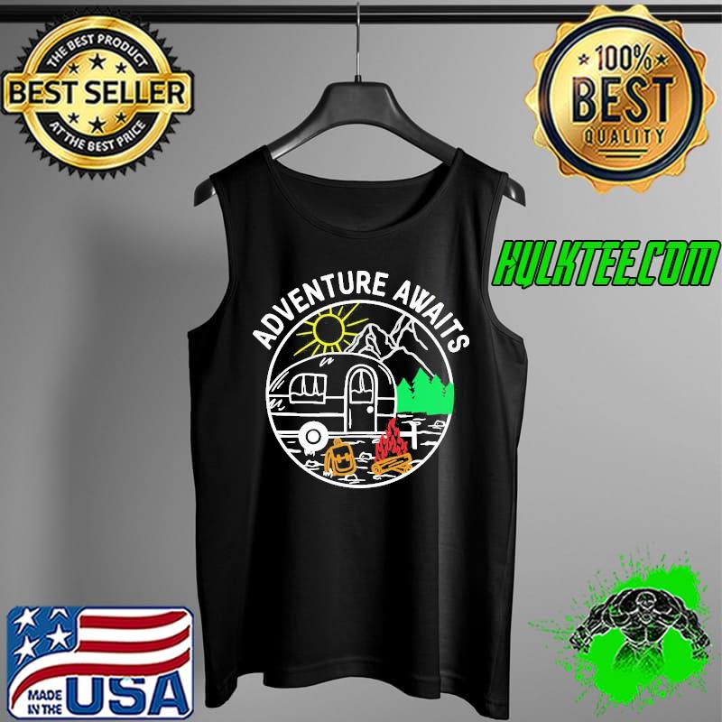 Adventure Waits Unisex T-Shirt Tank Top Adventure Waits Unisex T-Shirt Tank Top