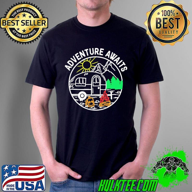 Adventure Waits Unisex T-Shirt Unisex Adventure Waits Unisex T-Shirt Unisex