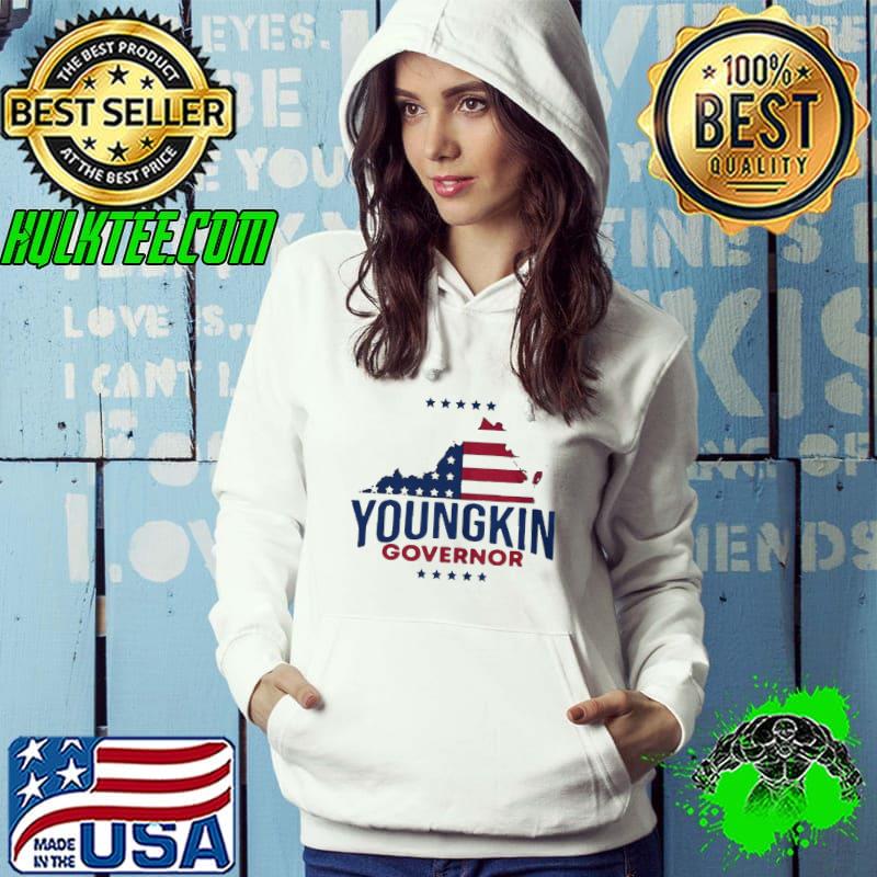 American flag youngkin governor shirt