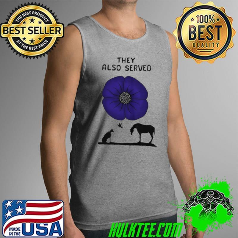 Animal they also served purple poppy Tank Top Animal they also served purple poppy Tank Top