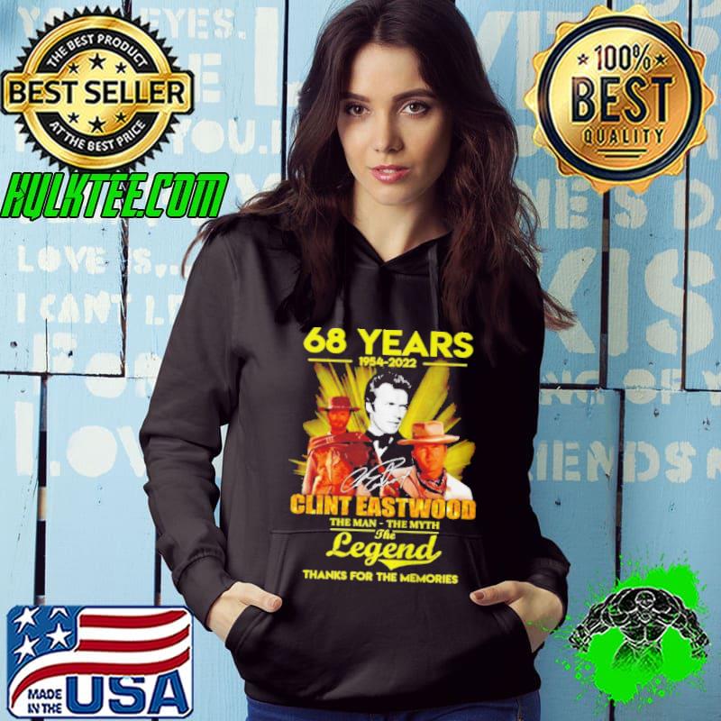 Awesome 8 years 1954 2022 clint eastwood thanks for the memories signature shirt