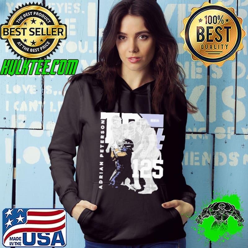 Awesome Adrian Peterson TD #125 Tennessee Titans Hoodie Awesome Adrian Peterson TD #125 Tennessee Titans Hoodie