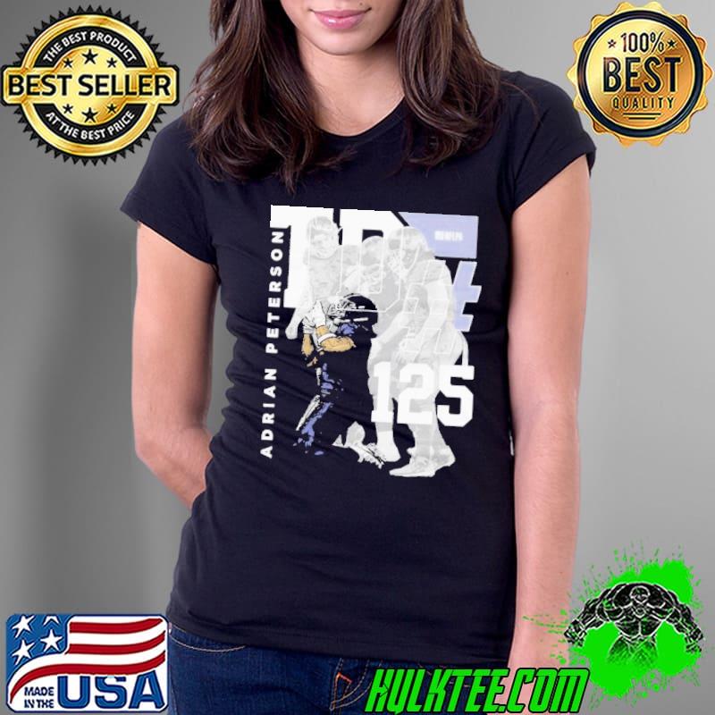 Awesome Adrian Peterson TD #125 Tennessee Titans Ladies Tee Awesome Adrian Peterson TD #125 Tennessee Titans Ladies Tee