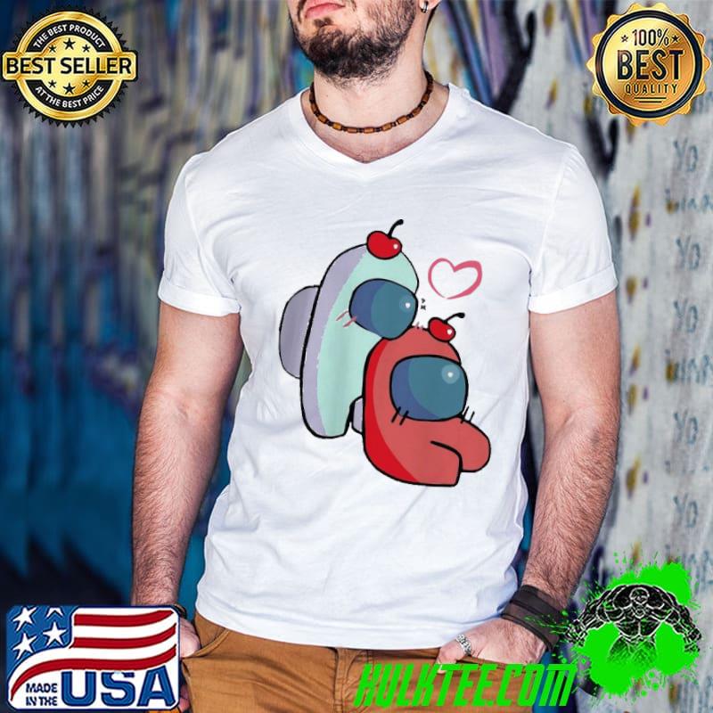 Awesome Among us game Valentines day shirt