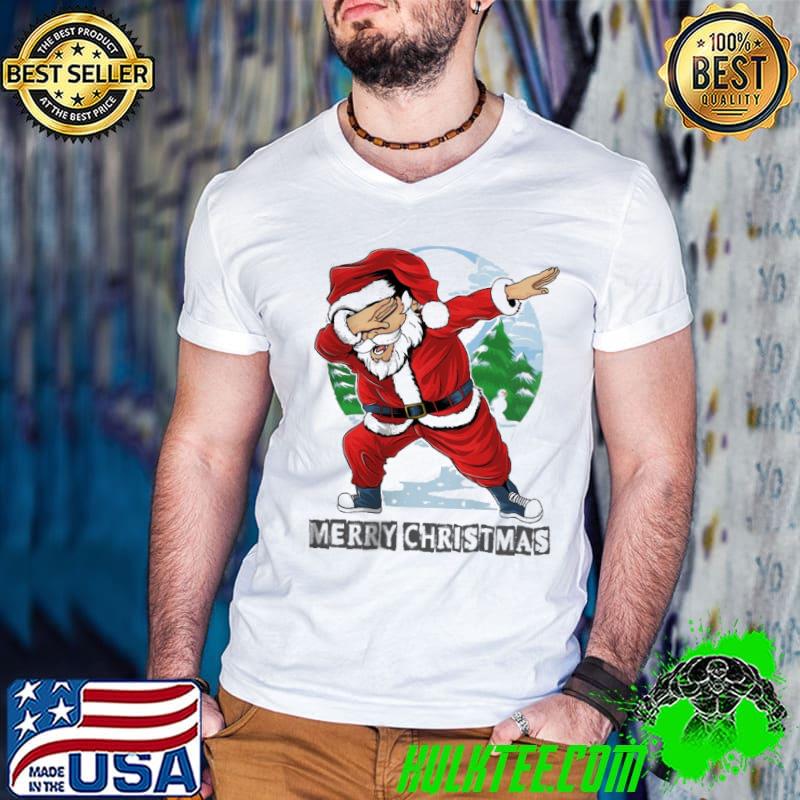 Awesome Awesome santa claus dabbing dance cute shirt