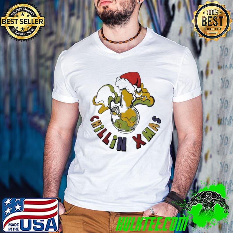 Awesome Beautiful pot of cannabis chillin xmas shirt