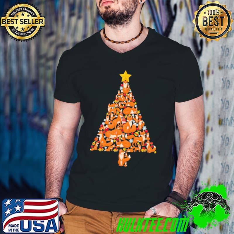 Awesome Fox Christmas Tree Shirt