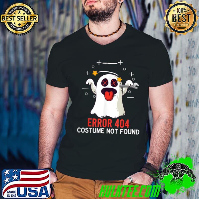 Awesome Funny Error 404 Costume Not Found Halloween T Shirt Guys V Neck Awesome Funny Error 404 Costume Not Found Halloween T Shirt Guys V Neck