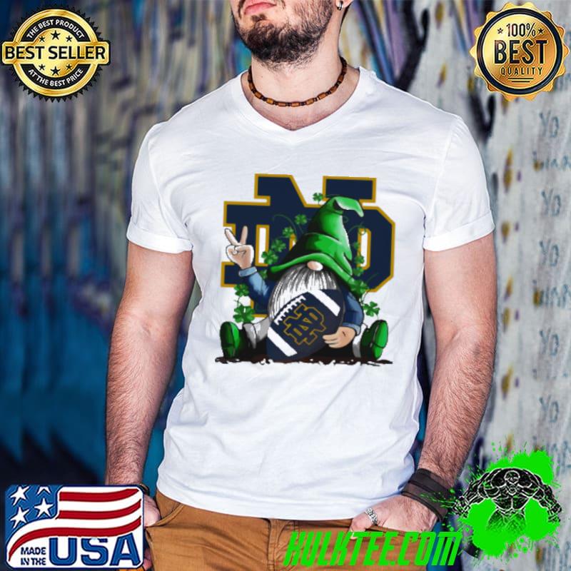 Awesome Gnomes Lucky Hug Notre Dame Fighting Irish T-Shirt