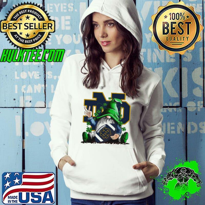 Awesome Gnomes Lucky Hug Notre Dame Fighting Irish T-Shirt Hoodie Awesome Gnomes Lucky Hug Notre Dame Fighting Irish T-Shirt Hoodie