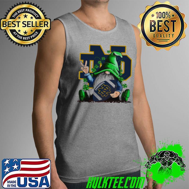 Awesome Gnomes Lucky Hug Notre Dame Fighting Irish T-Shirt Tank Top Awesome Gnomes Lucky Hug Notre Dame Fighting Irish T-Shirt Tank Top