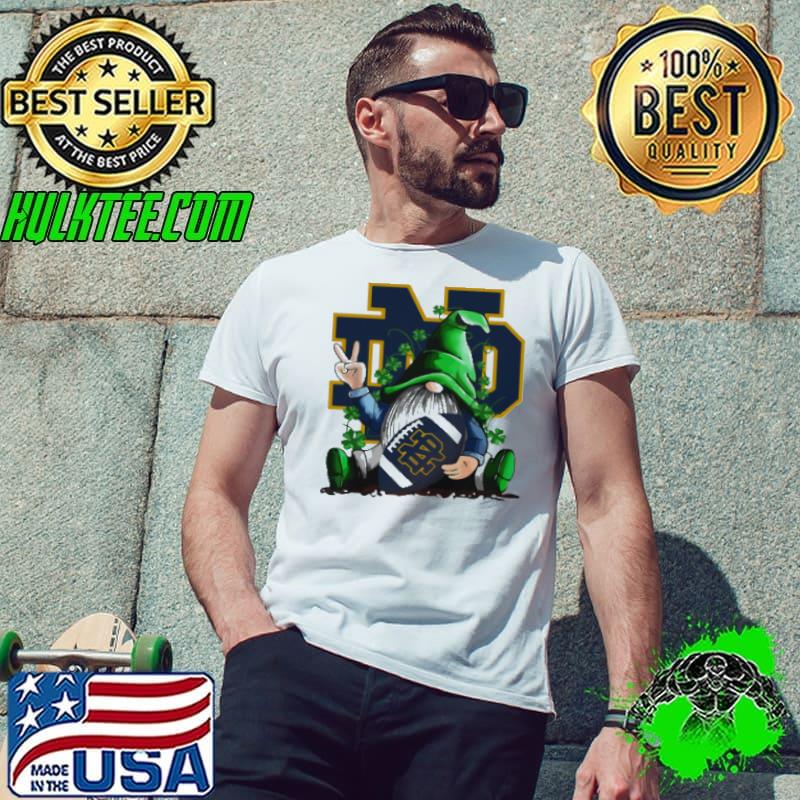 Awesome Gnomes Lucky Hug Notre Dame Fighting Irish T-Shirt Unisex Awesome Gnomes Lucky Hug Notre Dame Fighting Irish T-Shirt Unisex