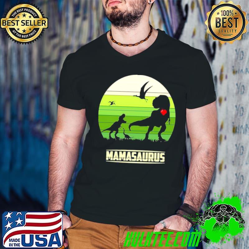 Awesome Mamasaurus Vintage T Rex MamaSaurus Mother’s Shirt