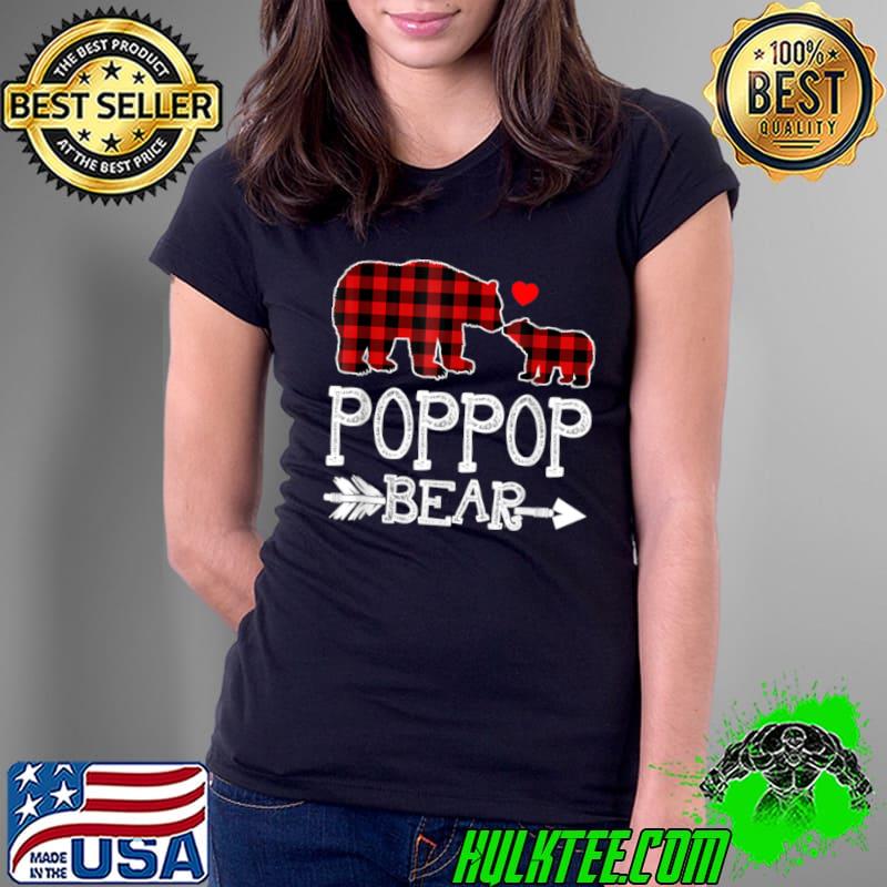 Awesome Poppop Bear Shirt, Red Buffalo Plaid Poppop Bear Pajama T Shirt Ladies Tee Awesome Poppop Bear Shirt, Red Buffalo Plaid Poppop Bear Pajama T Shirt Ladies Tee