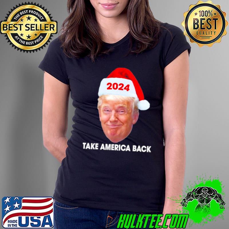 Awesome Trump Make Christmas Great Again Trump 2024 Ladies Tee Awesome Trump Make Christmas Great Again Trump 2024 Ladies Tee
