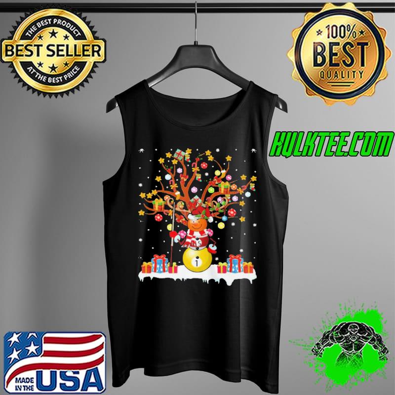 Best Billiard player xmas snowman billiard products Tank Top Best Billiard player xmas snowman billiard products Tank Top